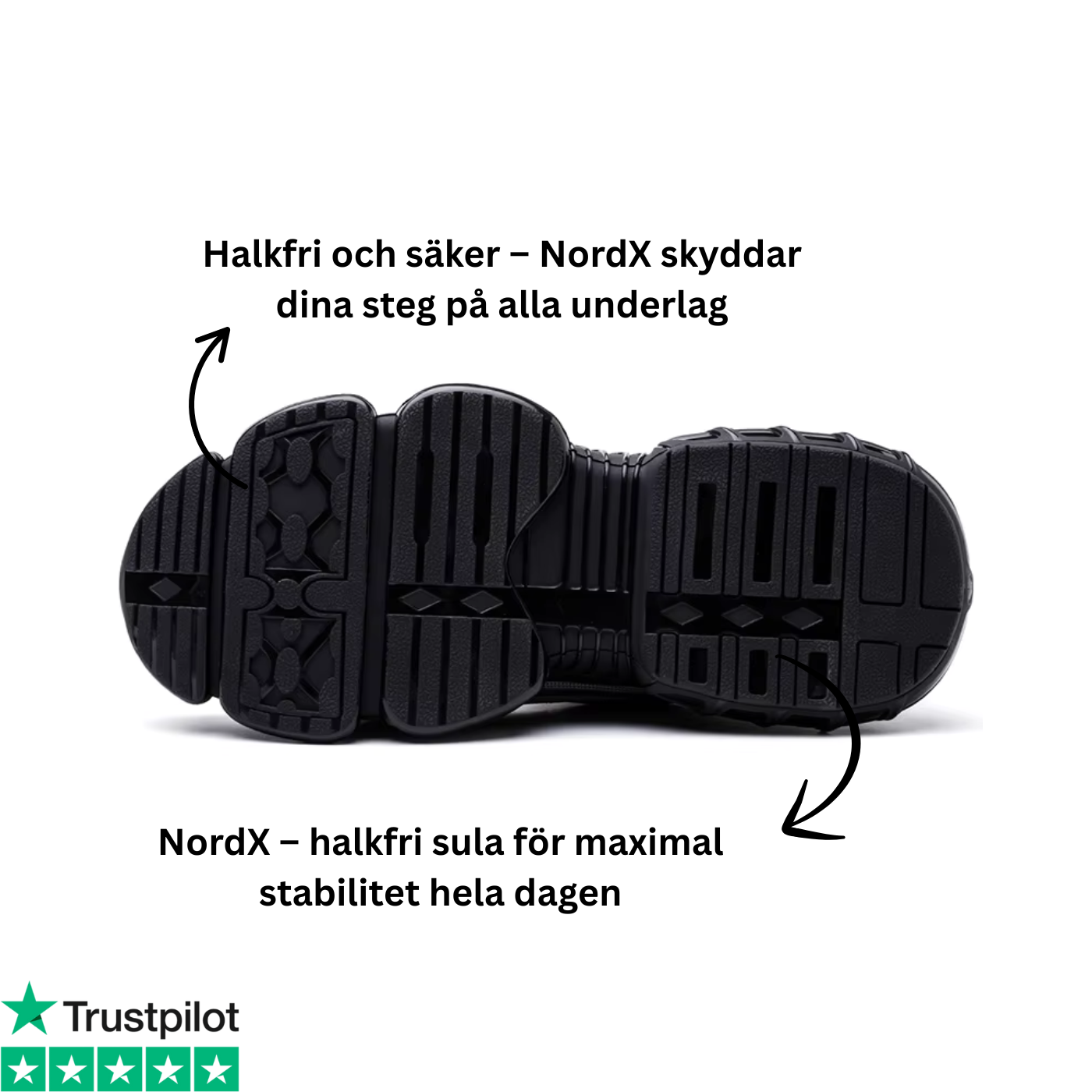 NordX Komfort – Stålförstärkta, halkfria och slitstarka skor